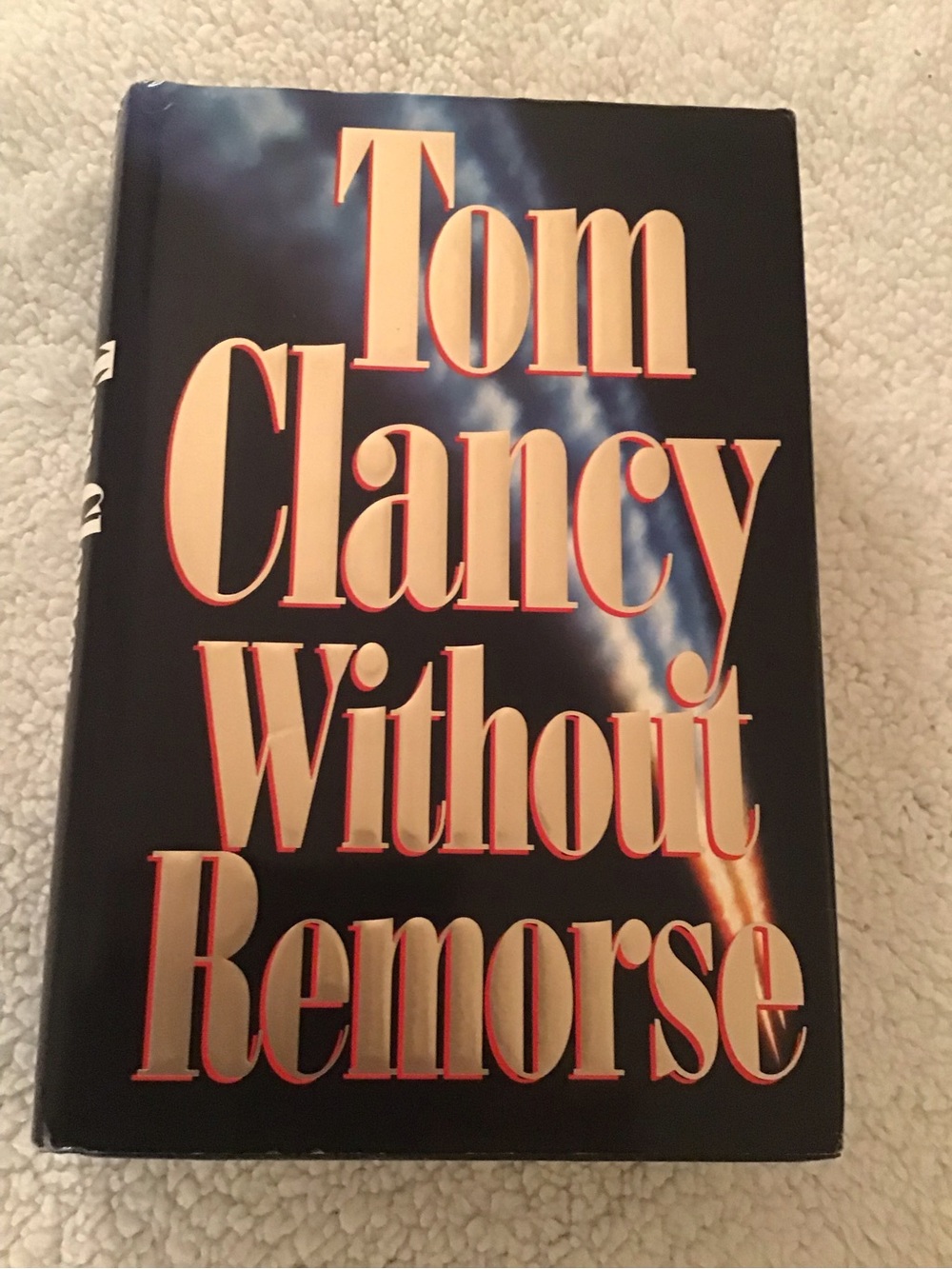 "Without Remorse" Hardcover Book – Black and Cream Cover
